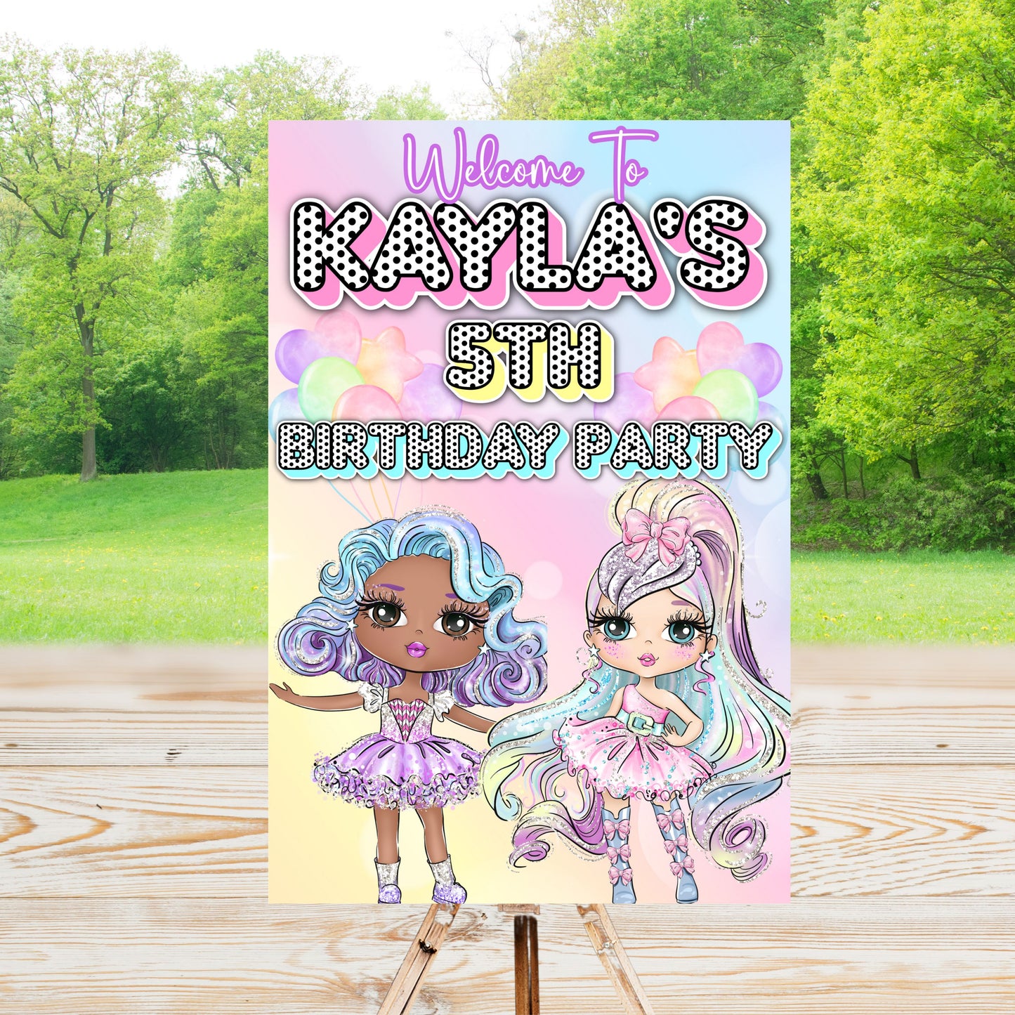 Doll LOL Party Sign | LOL Digital Party Sign | Welcome Party Sign | 20x30 | Digital File Only