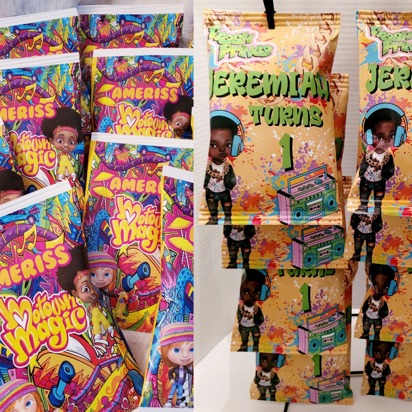 Custom Chip Bags | Chip Bag Party Favors | Chip Bag Wrappers | Chip Bag | Custom Party Chip Bag Favors