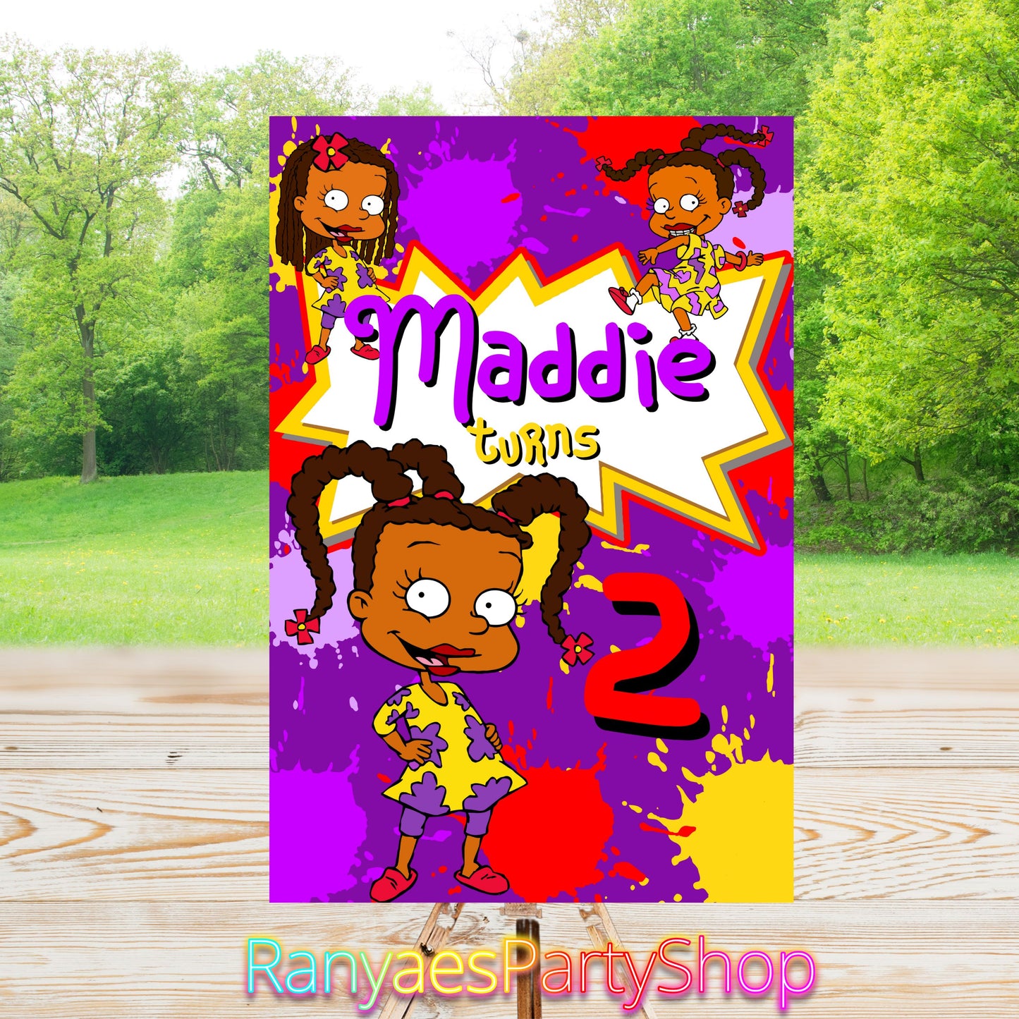 Rugrats Susie Party Sign | Digital Party Sign | Welcome Party Sign | 20x30 | Digital File Only