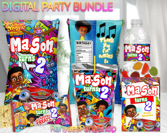 Motown Magic Digital Party Package | Motown Magic Party Bundle | Motown Magic Birthday Party Package | Digital File Only