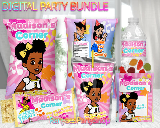 Gracie's Corner Digital Party Package | Gracie Corner Party Bundle | Gracie Corner Birthday Party Package | Digital File Only