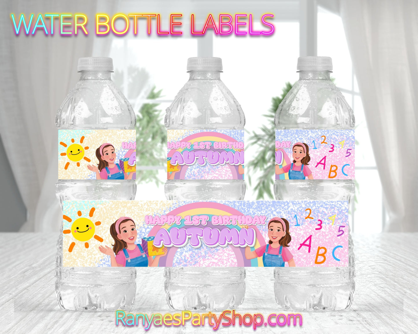 Ms. Rachel Water Bottle Labels | Custom Water Bottle Labels | Ms. Rachel Party | Ms. Rachel Water Bottle Favors