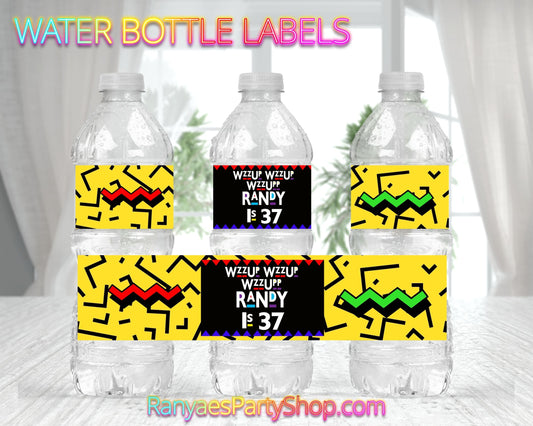 Martin Water Bottle Labels | Custom Water Bottle Labels | Martin Party | Martin Water Bottle Favors